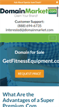 Mobile Screenshot of getfitnessequipment.com